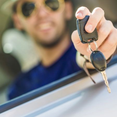 Student Driver with Keys